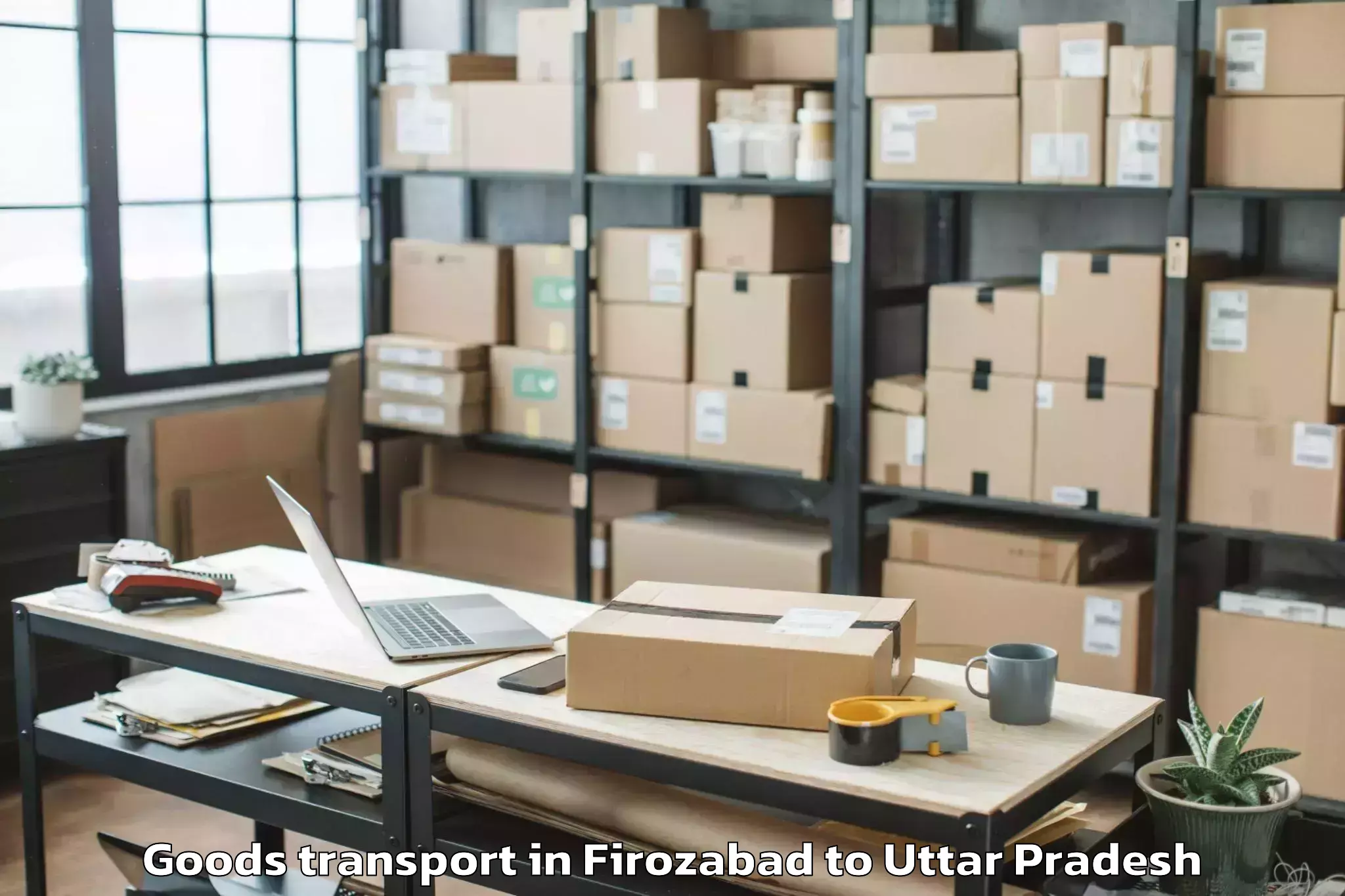 Firozabad to Sirathu Goods Transport Booking